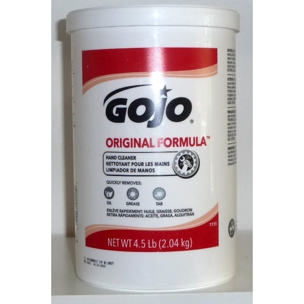 Gojo Original Formula Hand Cleaner No Scent 4.5 lb, Removes Heavy Grease & Oil